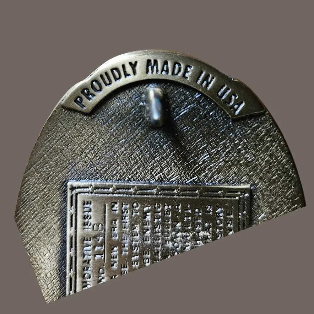 Vintage 1991 Operation Desert Storm Patriot Missile Commemorative Belt Buckle